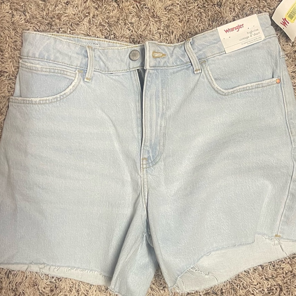 Wrangler Women's Faded Blue Jean Shorts